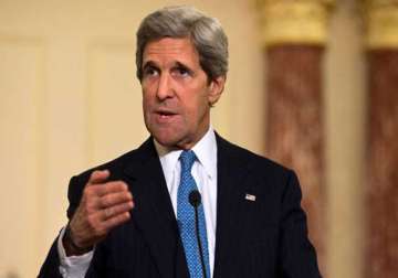 kerry arrives tomorrow for talks with new indian govt on key issues