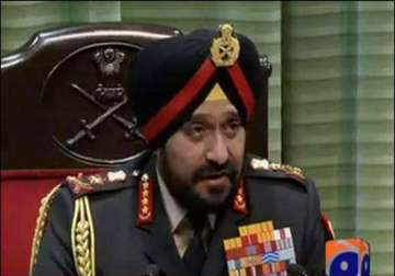 army chief talks tough reserves right to retaliate