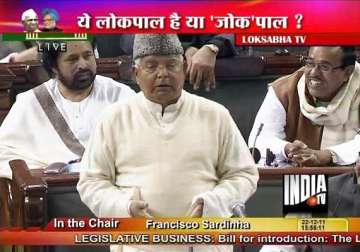 lalu lashes out at anna asks parliament not to pass lokpal bill in a hurry