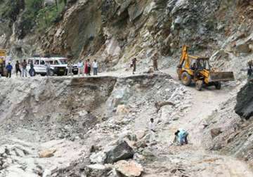 landslide damages nh connecting rishikesh and kedarnath