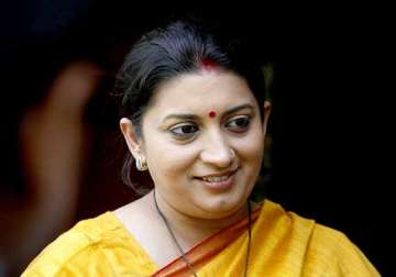 law and order situation not good in up smriti irani