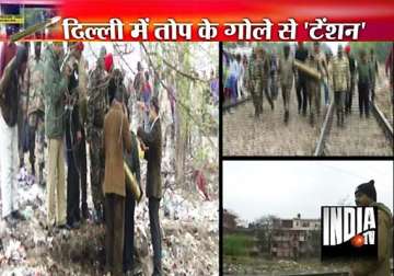 live artillery shells cartridges of army found lying near naraina rail tracks in delhi