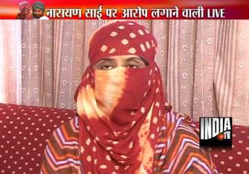 live on india tv indore woman alleges asaram s son narayan sai indulged in indecent acts with her 8 years ago