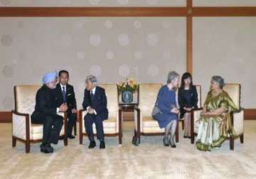 lively conversation at pm s lunch for japanese emperor