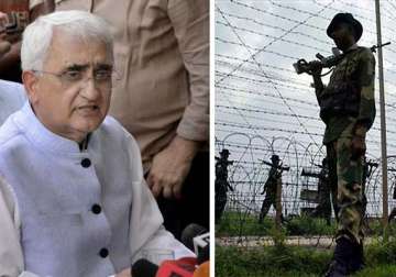 loc incidents won t affect peace process khurshid