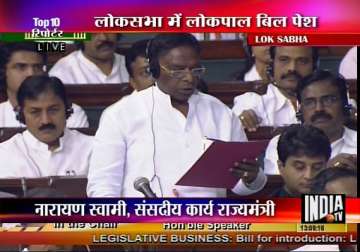lokpal bill introduced in lok sabha team anna stages protests