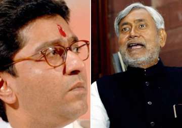 mns irked by nitish kumar s statement on bihar divas