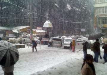 manali gets more snow most of himachal freezes