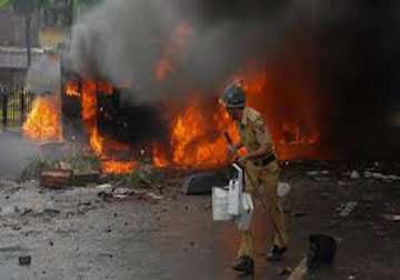 maoists torch bjp mla s petrol pump attack his home in bihar