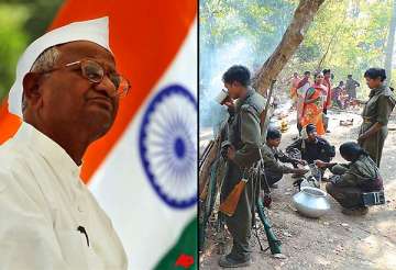 maoists come out in support of anna hazare