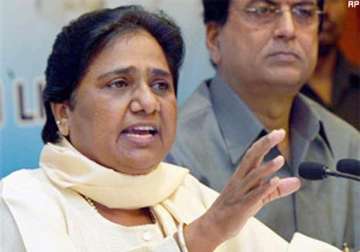 mayawati files nomination for rajya sabha