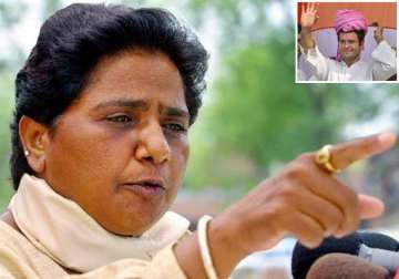 mayawati says rahul is desperate about up polls