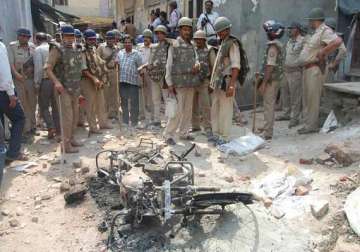 meerut clash youth succumbs to bullet injury normalcy returns