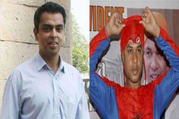 ministers spiderman iim graduate file nominations in mumbai