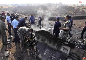 mirage 2000 fighter plane crashes in mp pilots eject