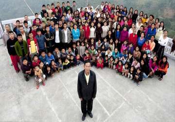 mizo man has 39 wives 94 children 33 grandchildren