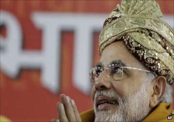 modi holds day long fast at dwarka for harmony and peace