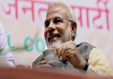 namo tea stall at howrah station to attract people to modi s rally