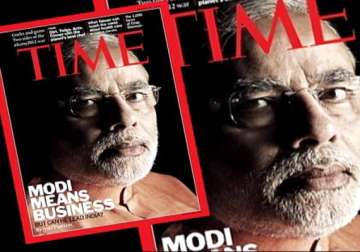 narendra modi on time cover page