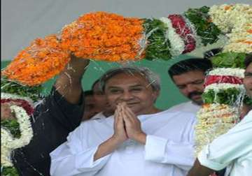 naveen patnaik holds rally in delhi demands special status for odisha