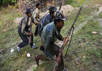 naxals fire on crpf camp in chhattisgarh