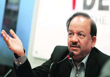 new health policy soon harsh vardhan