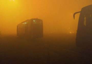 nightlong diwali crackers create huge smog over delhi