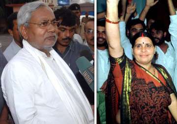 nitish modi rabri elected unopposed to bihar s upper house
