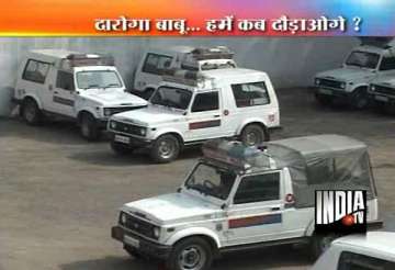 no money for fuel 49 chandigarh police gypsies lying idle