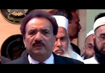 no credible evidence to arrest hafiz saeed says pak minister rehman malik