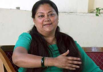 on eve of world population day vasundhra raje advocates for small family concept