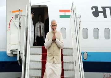 pm narendra modi arrives in leh kargil today on maiden visit