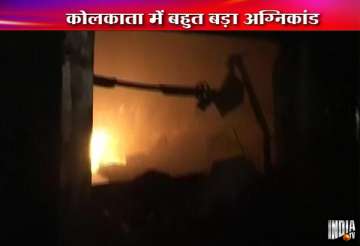 paint factory gutted in fire in north kolkata