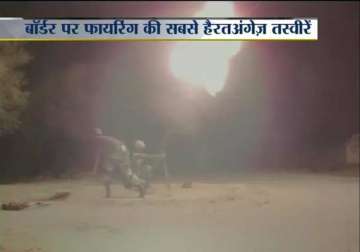 pak violates ceasefire again fires mortars at midnight