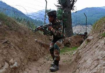 pakistani rangers fire at indian post