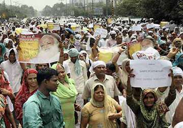 parents of boys found dead near asaram s ashram detained during protest
