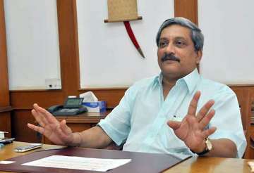 parrikar to take oath as goa chief minister today