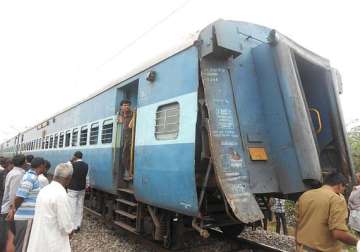 passenger train proceeds leaving few coaches behind