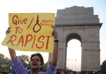 peaceful protests against death of gang rape victim