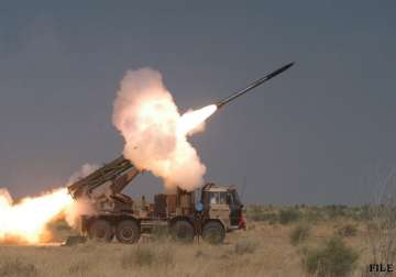 pinaka rockets successfully test fired today