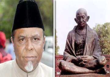 police books mim mla for alleged remarks about gandhi statue