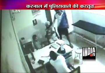 drunk haryana sub inspector fires at doctor inside medical college arrested