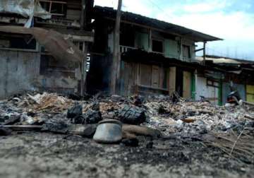 powerful bomb explosion at official s house in manipur