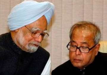 pranab meets pm calls chidambaram a valued colleague