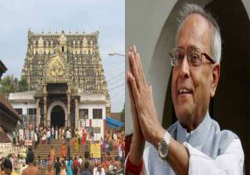 president to worship at padmanabhaswamy temple on july 19
