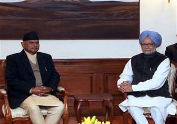 president of nepal meets indian prime minister in the capital