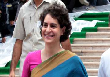 priyanka gandhi to continue campaigning in amethi