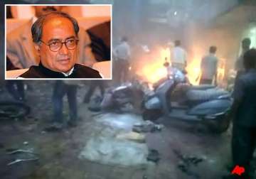 probe role of terror groups including hindu outfits digvijay