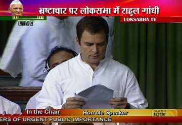 rahul gandhi says lokpal alone will not help root out corruption strong laws needed