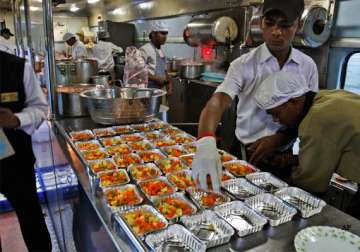 railways to discontinue preparing of meals inside pantry cars in trains